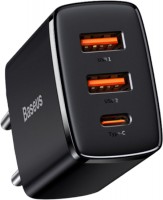 Купить зарядное устройство BASEUS Compact Quick Charger 2U+C 30W: цена от 409 грн.