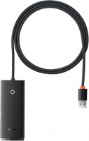 Купить картридер / USB-хаб BASEUS Lite Series 4-Port USB-A HUB Adapter  по цене от 399 грн.
